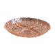 Vintage aperitif dish in chiseled pink glass