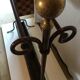 Wrought iron umbrella stand