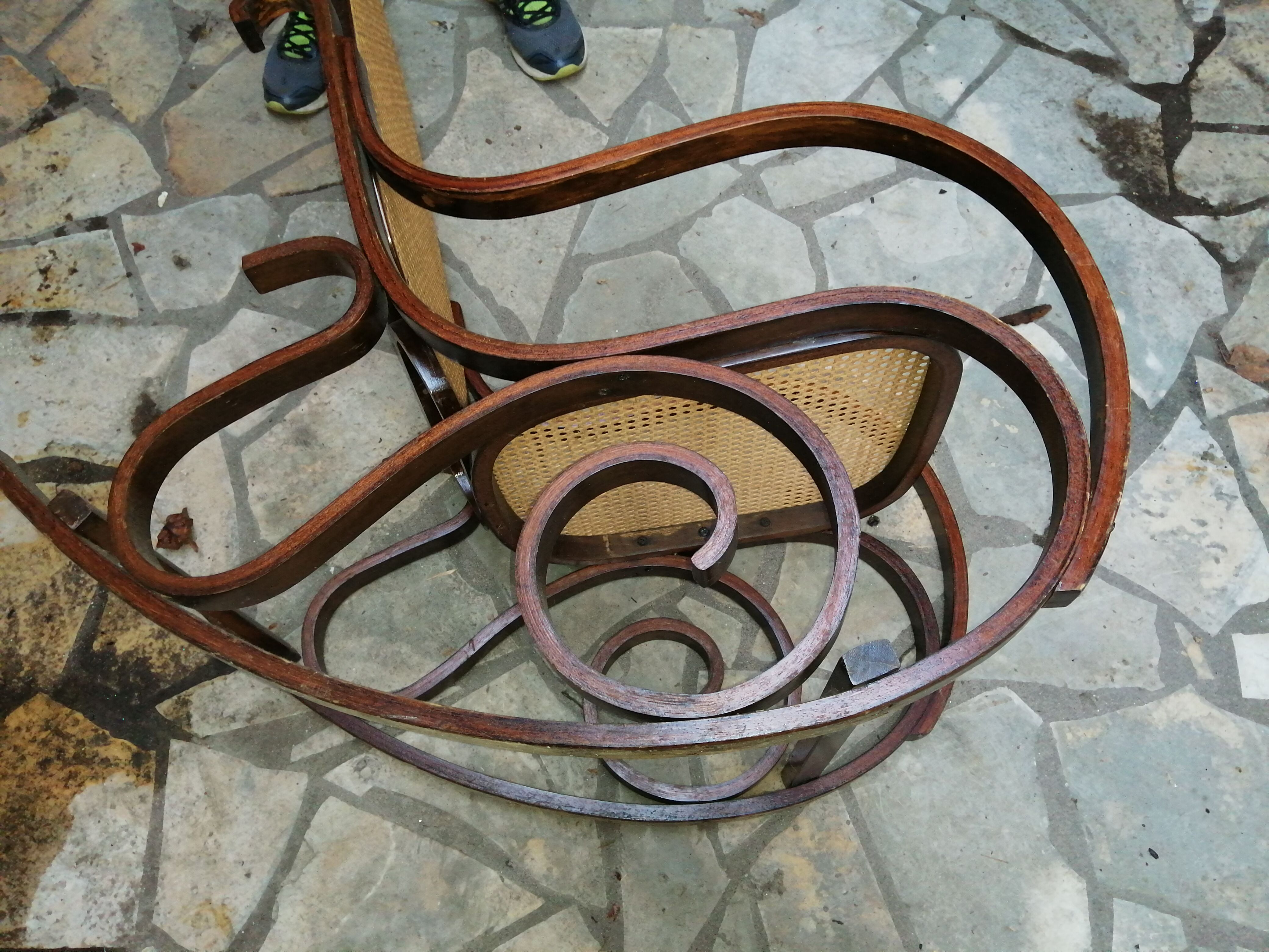 Vintage rocking chair bentwood chania