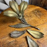 Cendrier fleur en bronze 