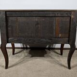 Sauteuse Commode in Amaranth and Mahogany, Louis XV – 18th Century