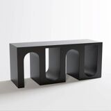 Palermo console in stained wood made in Marrakech