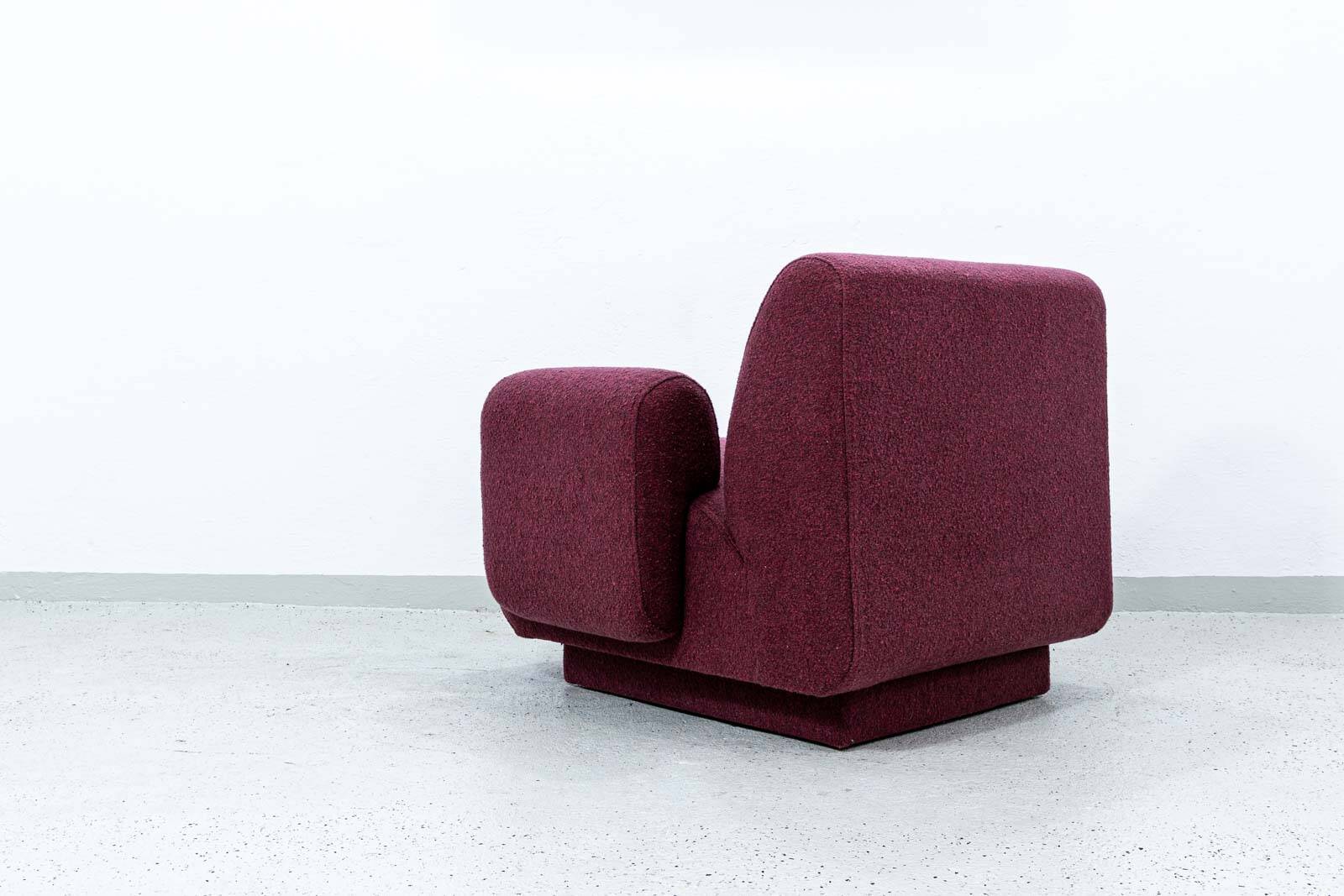 Vintage Lounge Chair By Eberhard Geißler, Oelsa, Germany, 1970’s