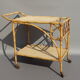 Trolling trolley served in rattan