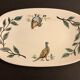 Gien hunting dish decorated with pheasant and duck, 1970
