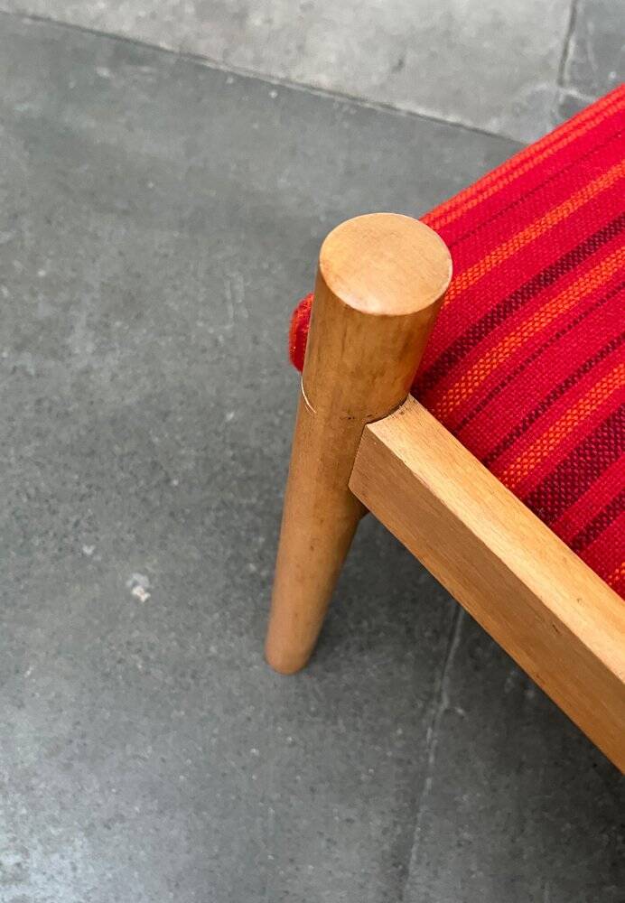 Mid-century Danish height-adjustable armchair, 1960s