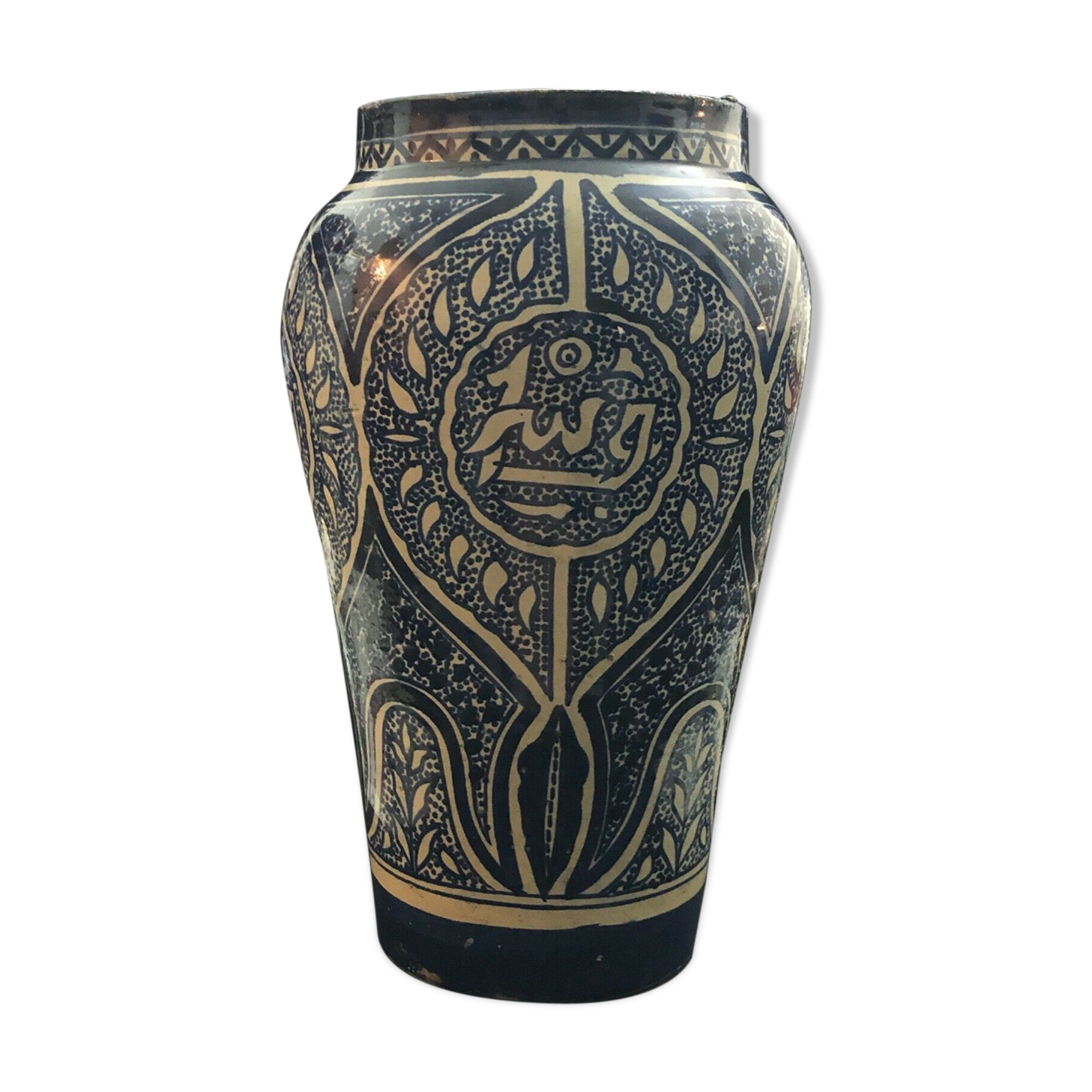 Baluster vase Morocco Fez 19th early 20th century