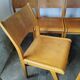 Set of 10 vintage theater chairs compass feet