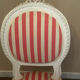 Ensemble canapé et chaise style Louis XVI