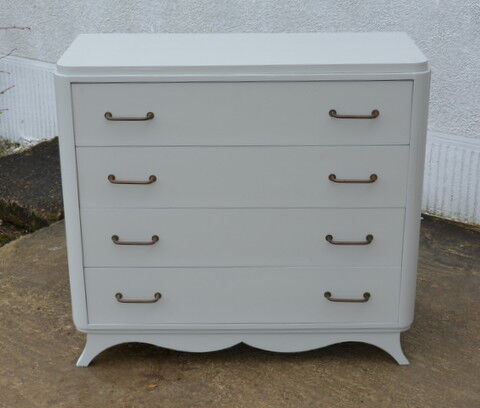 Painted art deco dresser