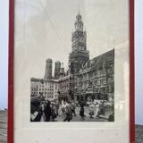 Film photography of a city street