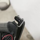 Set of armchair + ottoman viking p97 by Sigurd Russell for Poltrona Frau