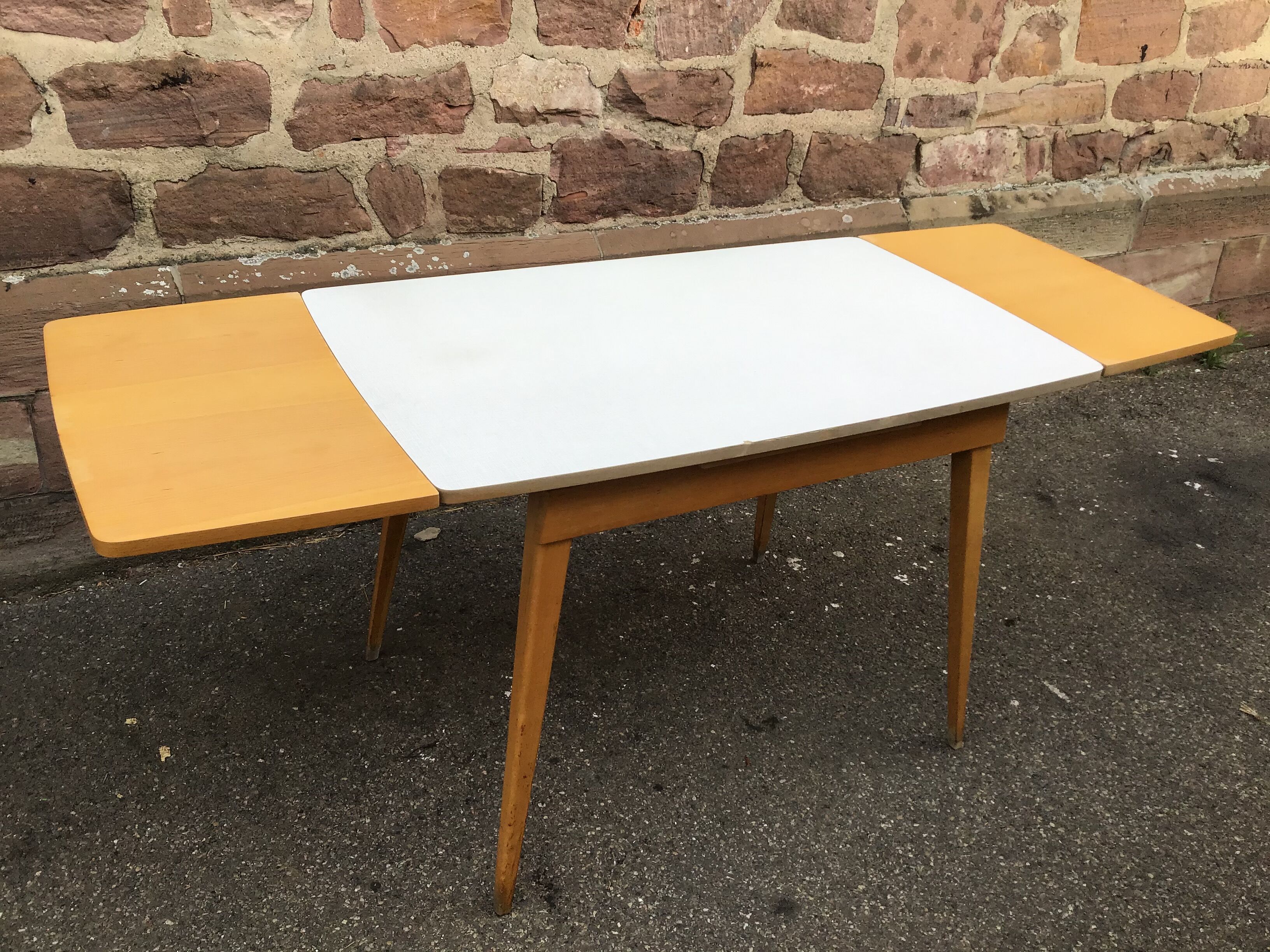 Vintage scandinavian dining table