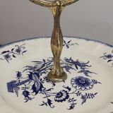 Porcelain cake display Sarreguemines Lancaster model