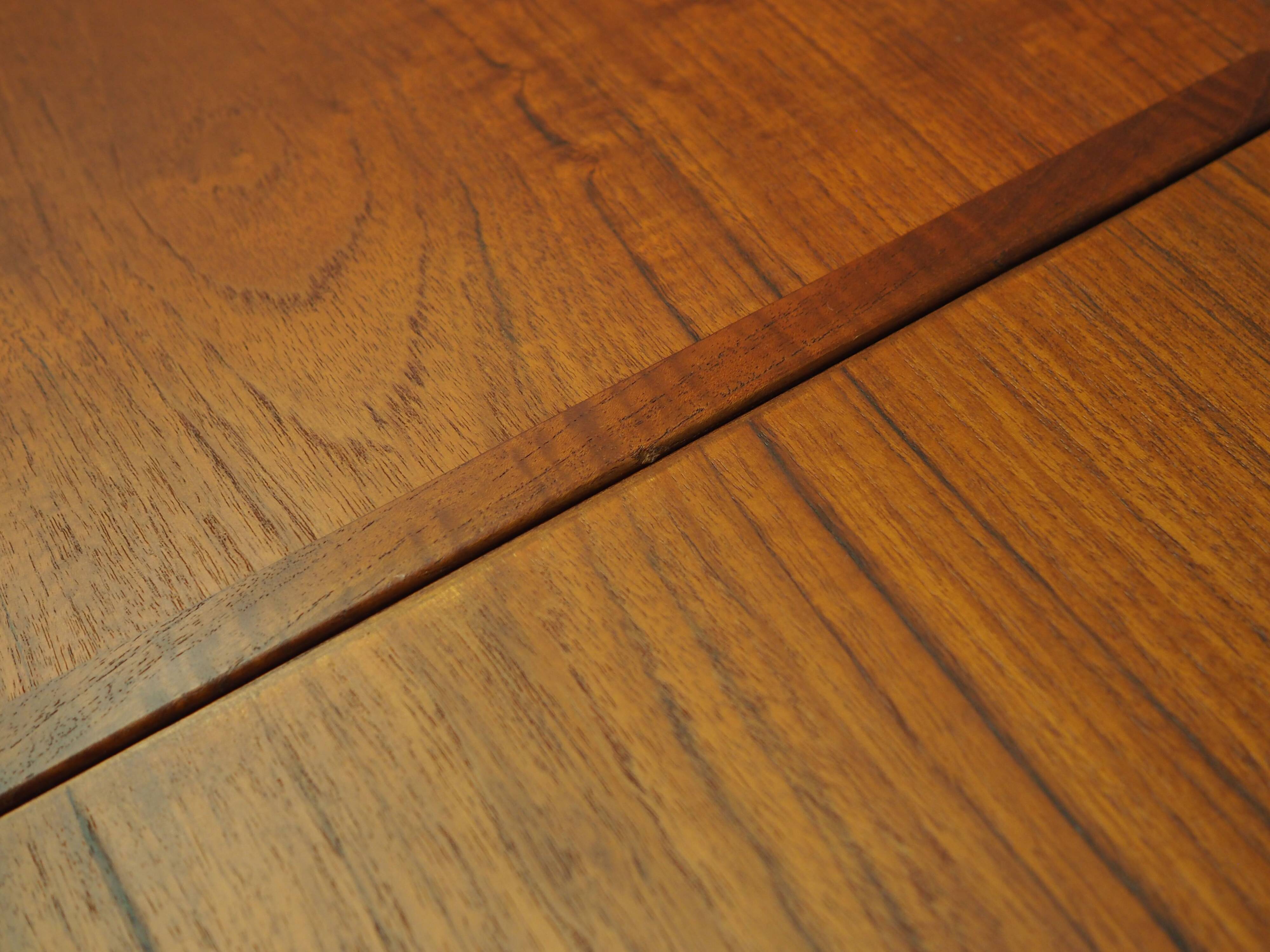 Teak table, Danish design, 1970s, production: Denmark