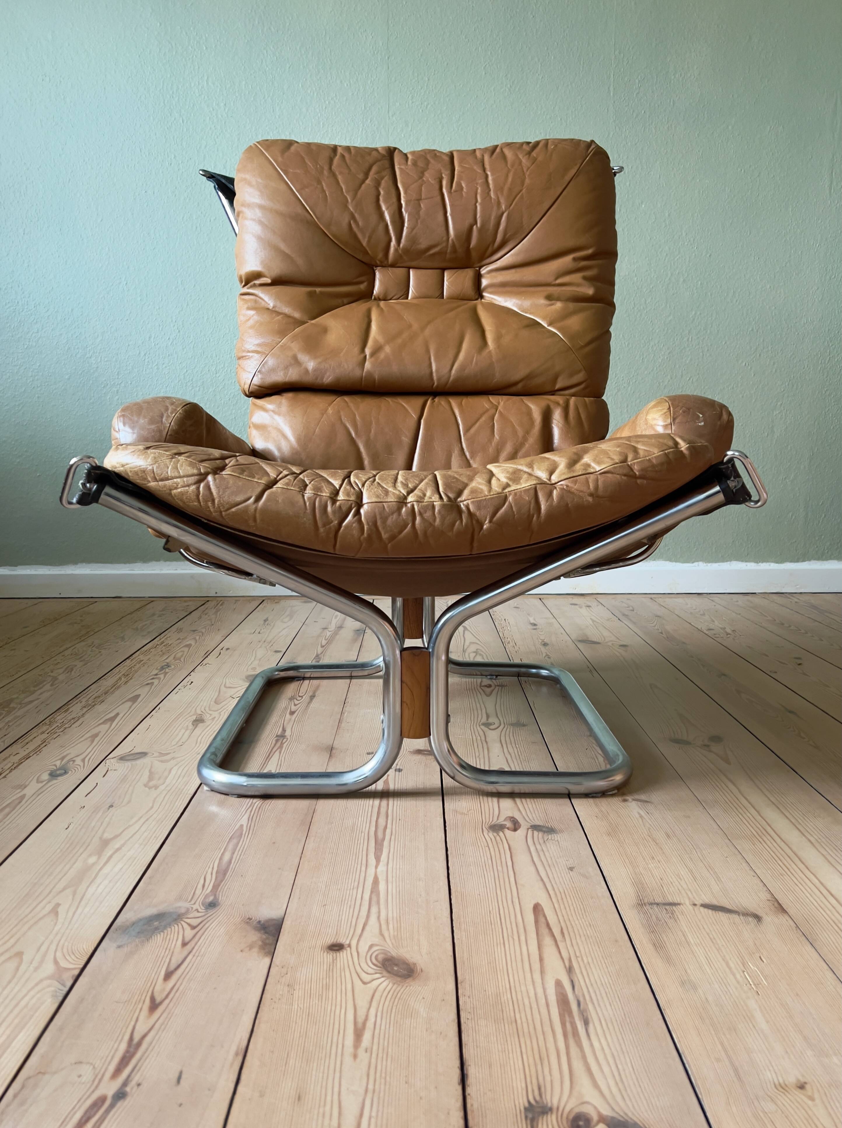 Fauteuil Westnofa "Wing" par Harald Relling 1970