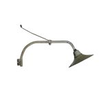 Large Greek Industrial Army Wall Street Light 2 1950s