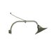 Large Greek Industrial Army Wall Street Light 2 1950s
