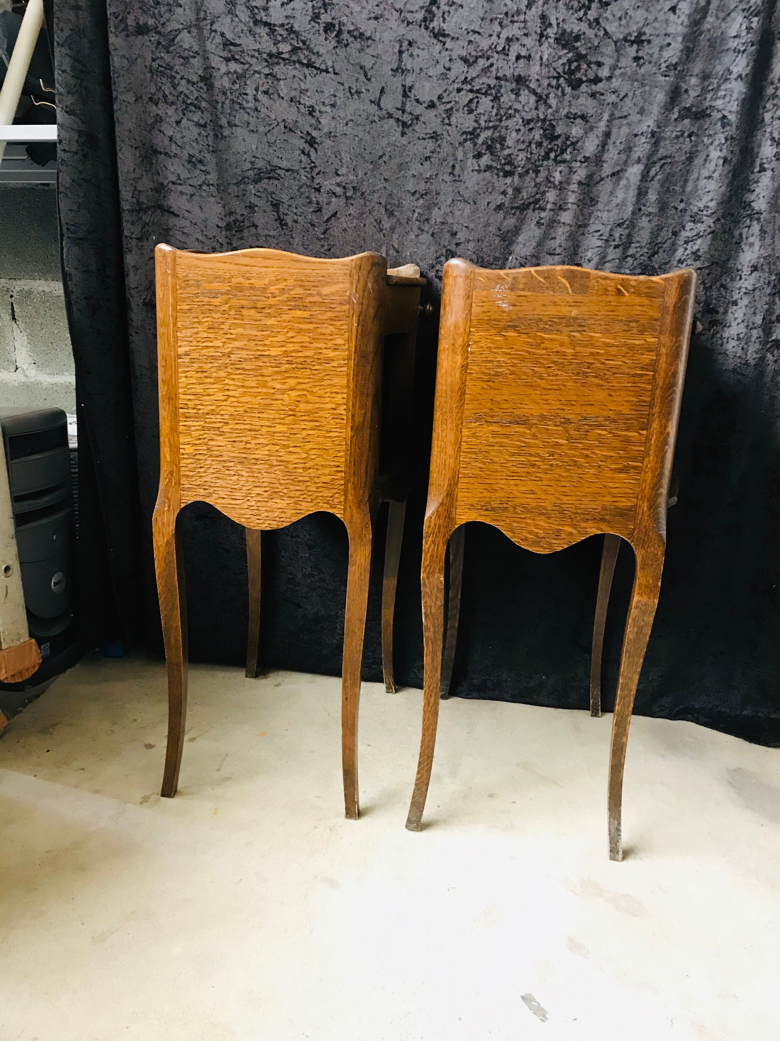Riskoff France bedside tables pair