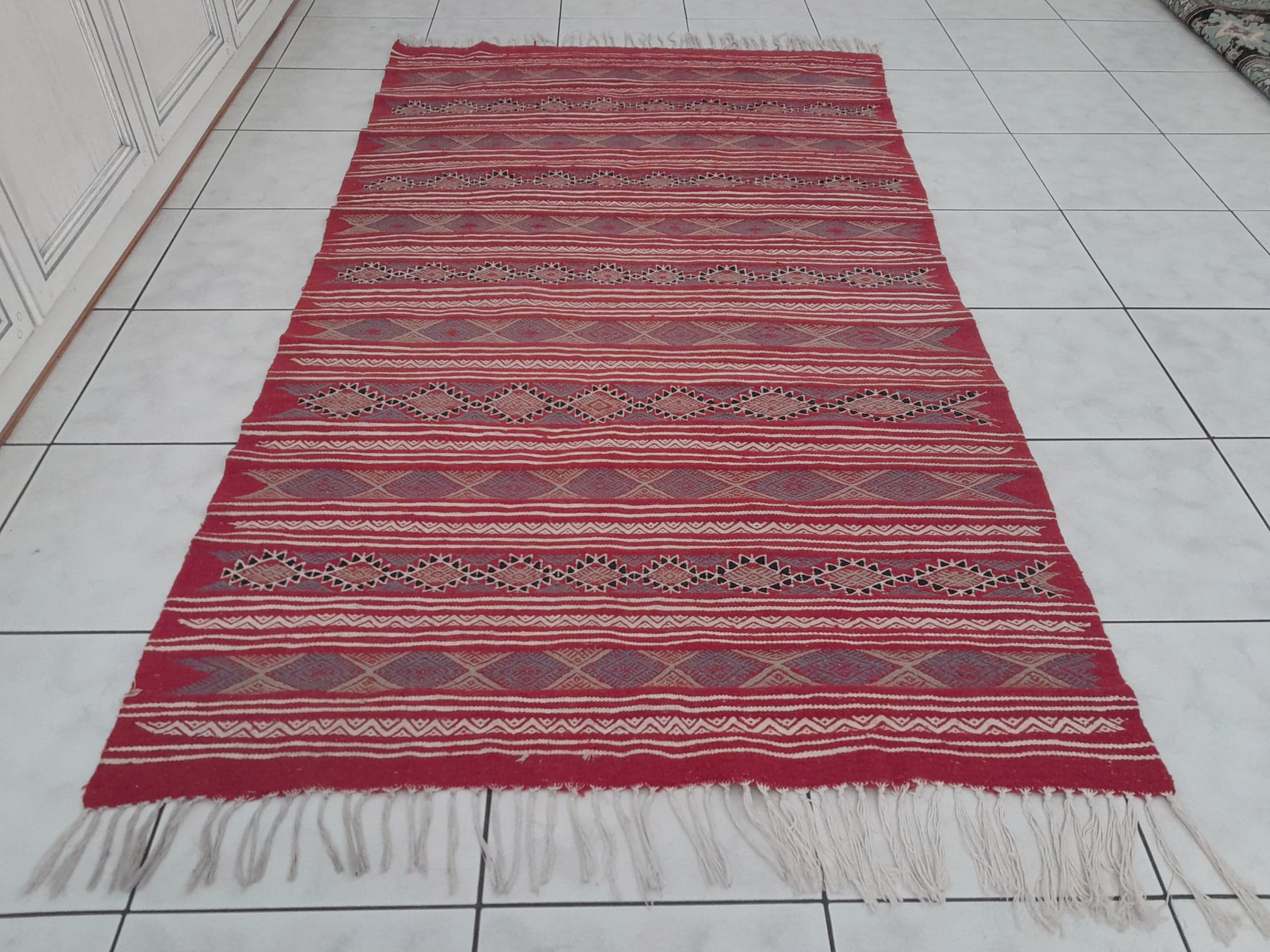 Kilim Merghoum handmade 203x114cm carpet