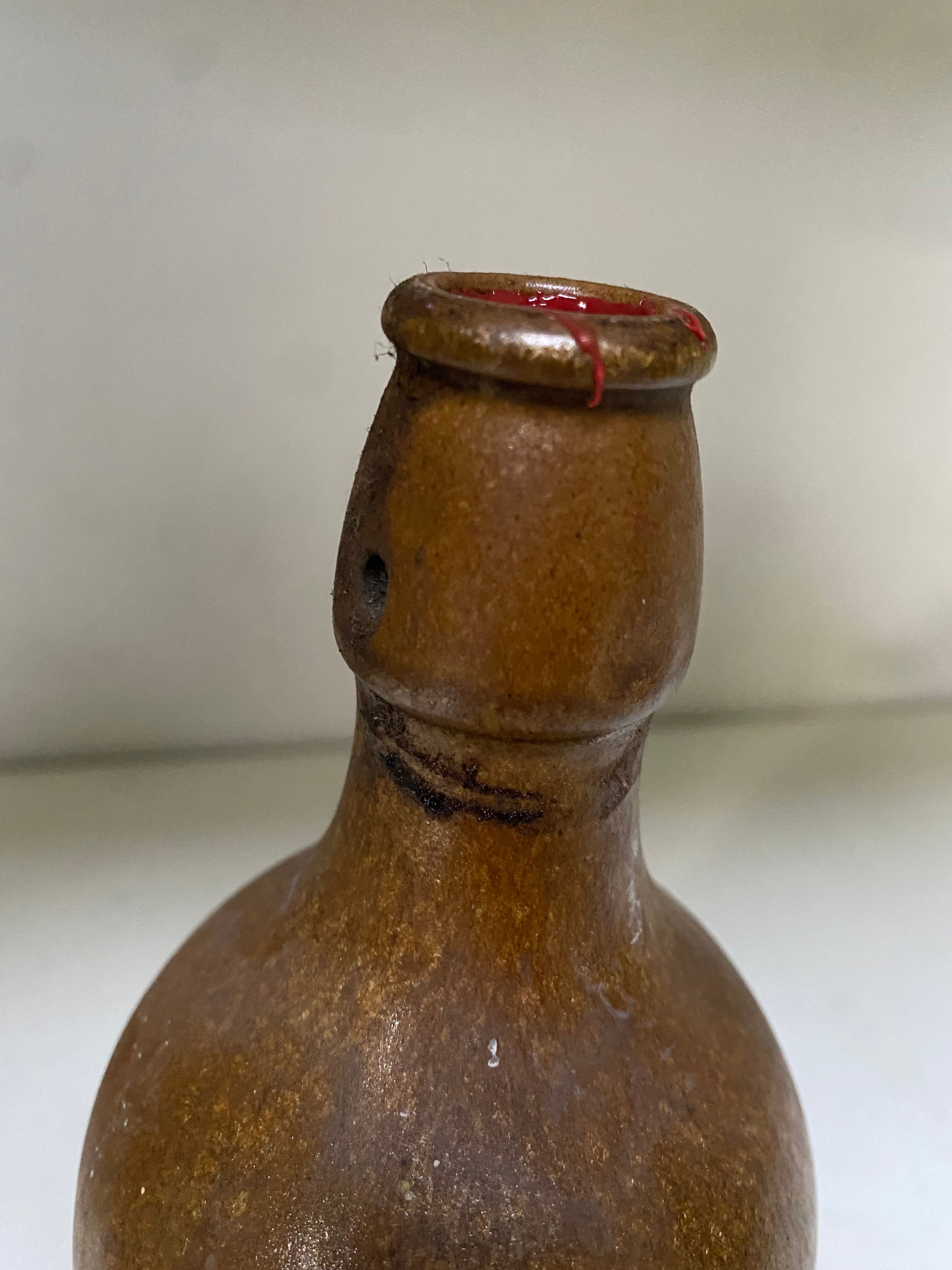 Old sandstone bottle