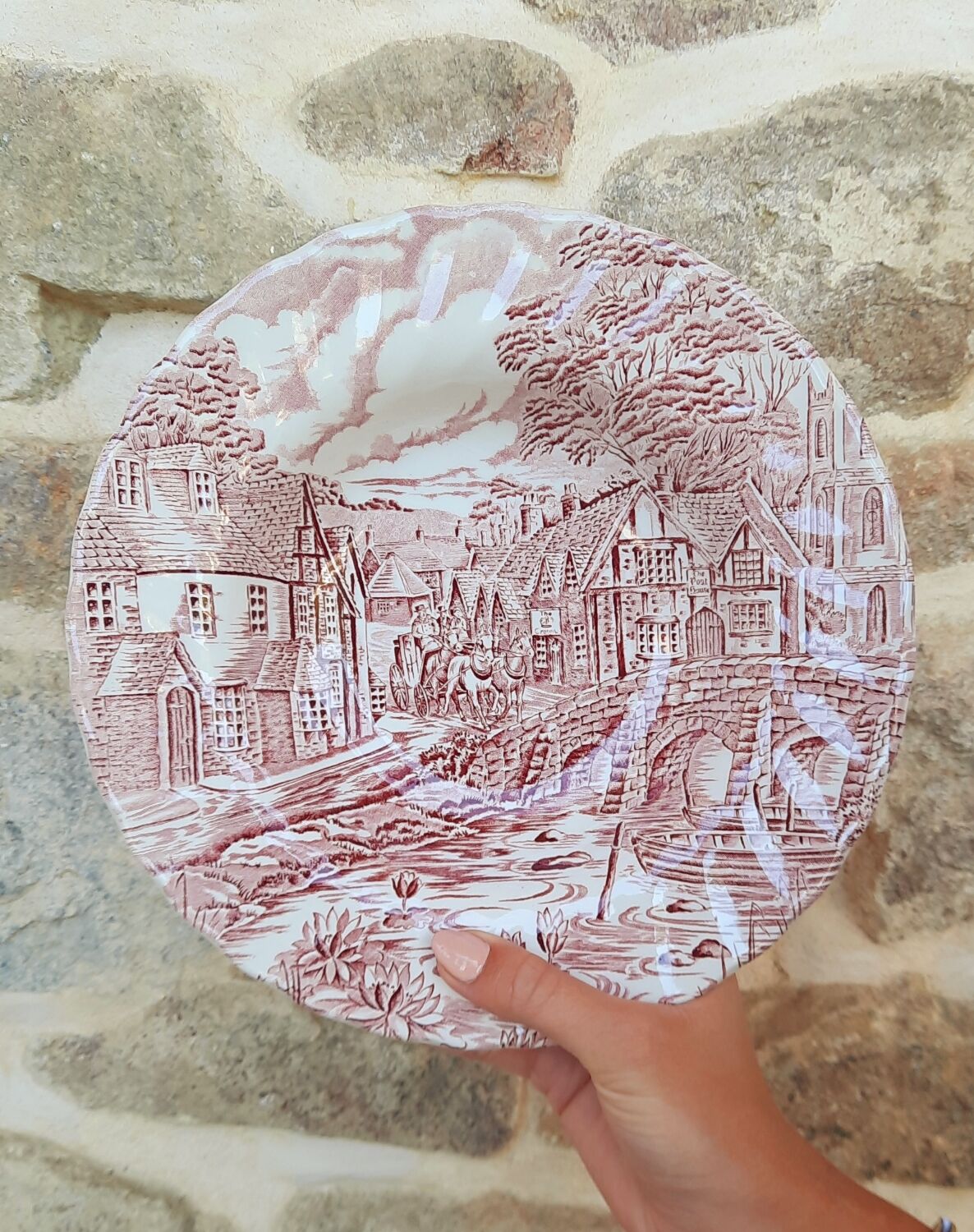 English hollow plates