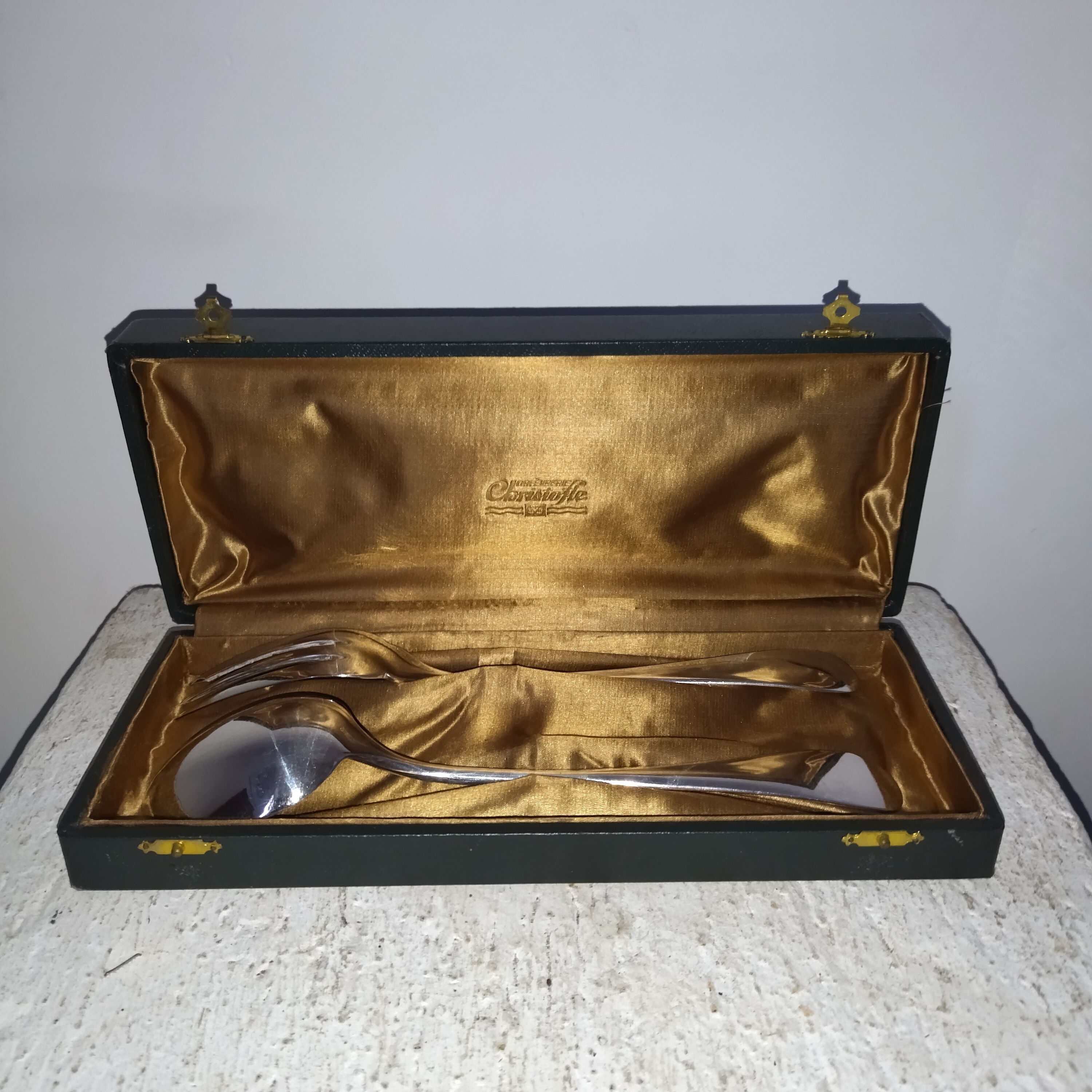 Couverts de service métal argent Christofle