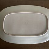 XL centerpiece dish with scalloped glazed earth Gien Pierre Motton 1980