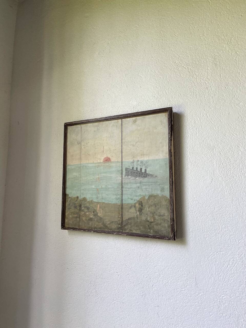 Painting on wood 1900