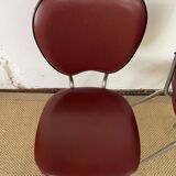Pair of vintage leatherette chairs