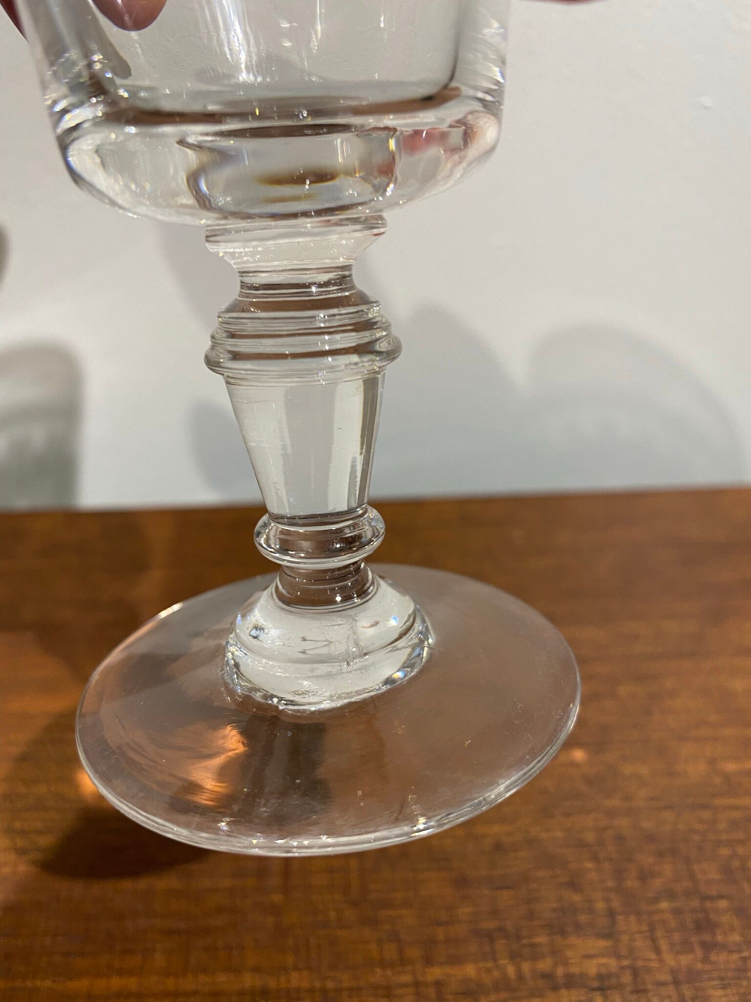 Set of 4 bistro glasses early XX century