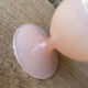 Vase in powdered pink opaline