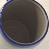 Beer mug with pure pewter lid