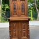 Renaissance sideboard with recess, 17th century, in carved walnut, 177cm
