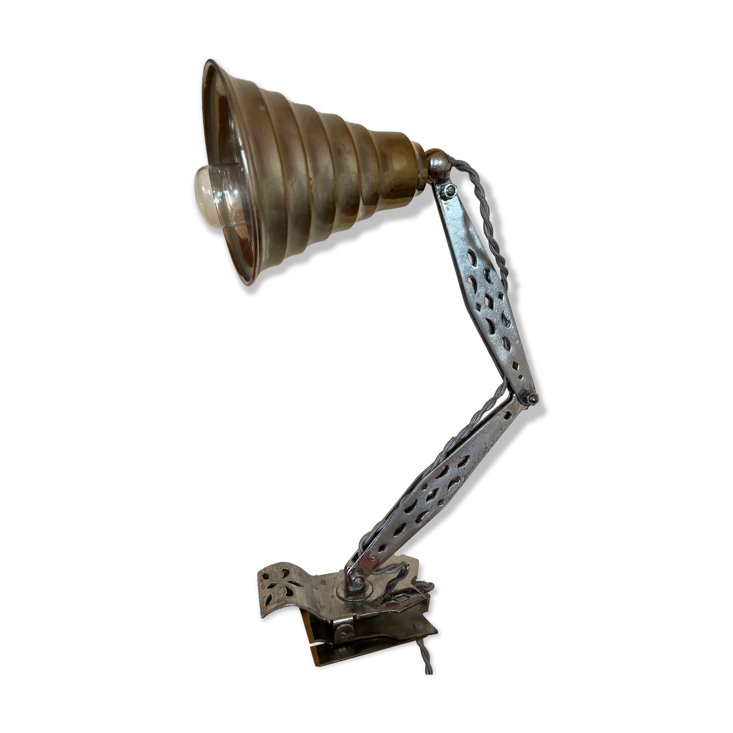 Clamp articulated lamp