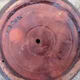 Old vintage ceramic flower pot