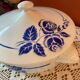 Large floral soup tureen