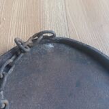 Miroir metal forme libre ancien