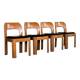 4 chaises de salle à manger en chêne, 1960