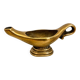 Brass catch-all / ashtray – vintage Aladdin lamp shape