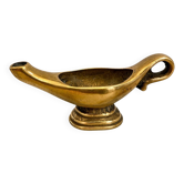 Brass catch-all / ashtray – vintage Aladdin lamp shape