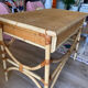 Bureau rotin et cannage