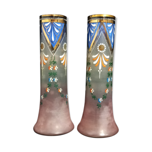 Paire de vases art nouveau