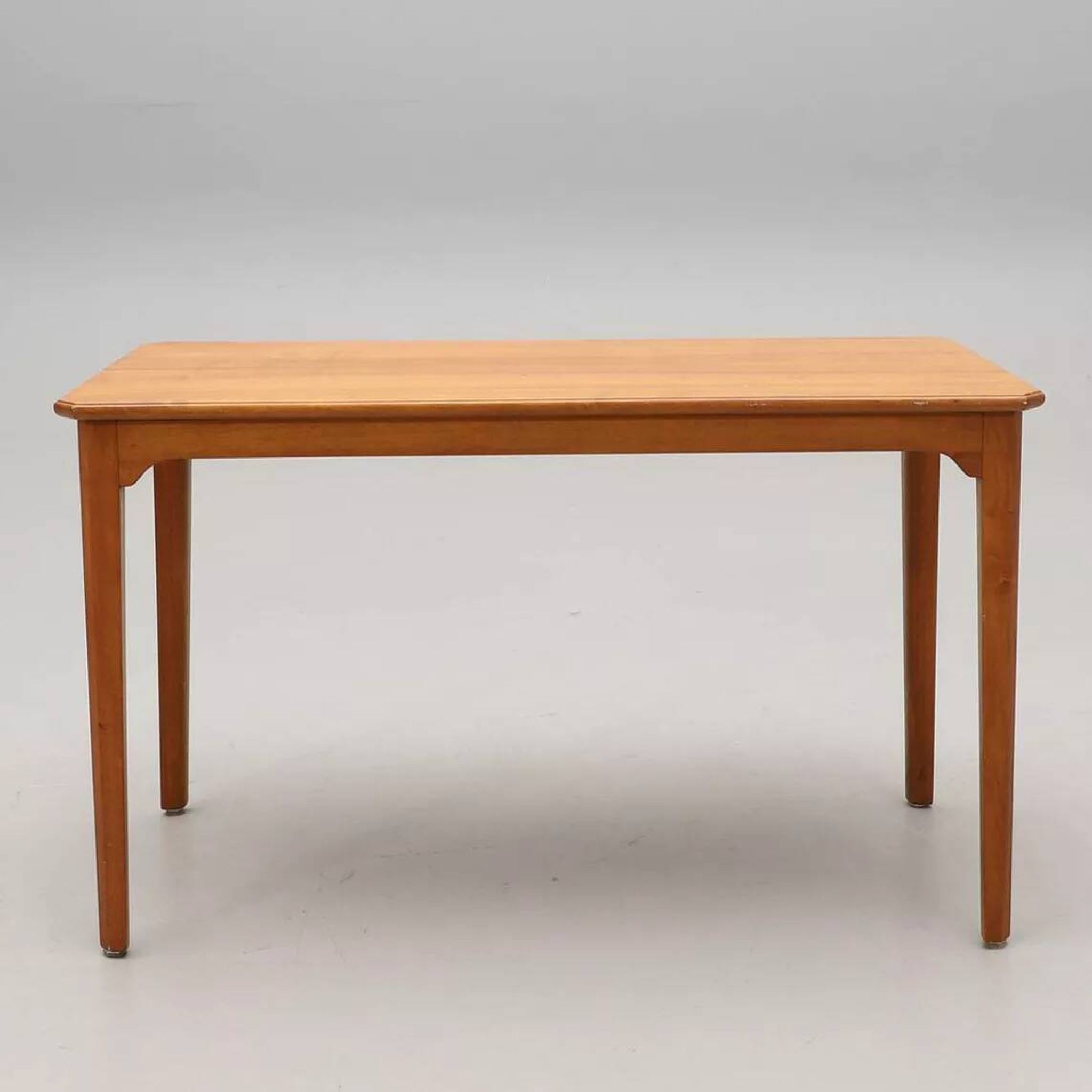 Vintage Scandinavian coffee table in walnut by Carl Malmsten - Sweden - 1960s