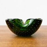 Vintage Italian Bullicante glass bowl from Murano.