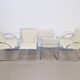 Postmodern Leather Cirkel Chairs by Karel Boonzaaijer & Pierre Mazairac for Metaform, 1980s, Set of 4