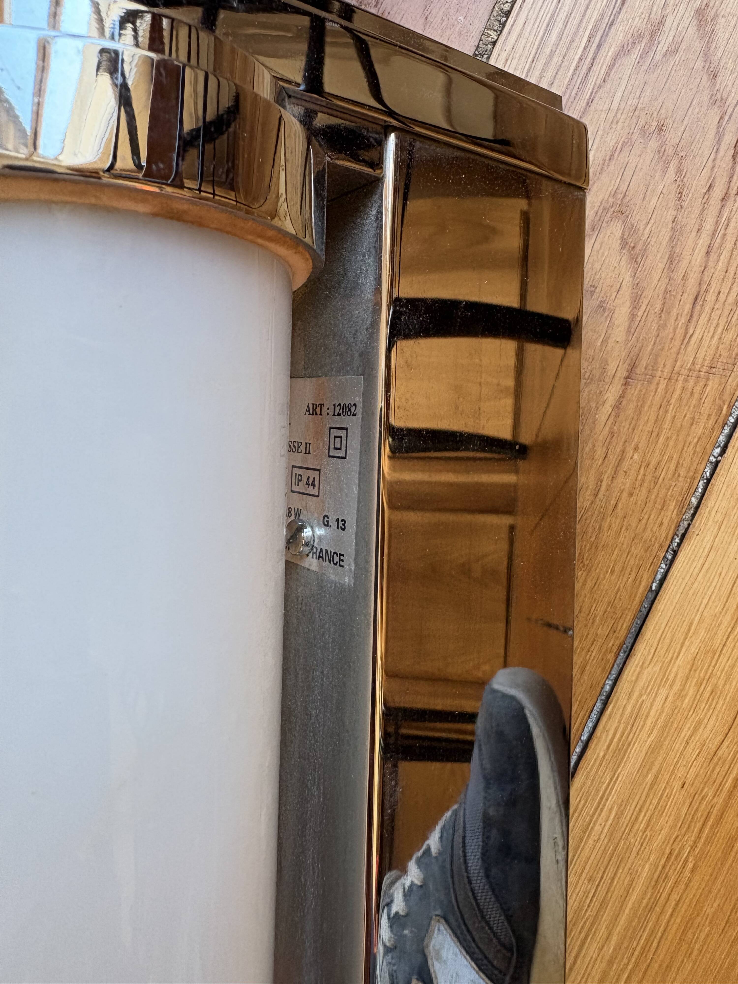 Pair of Carlton wall lights from MLE Paris designed by Pierre-Yves Rochon