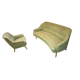 Set couch ARC EGG and a 50/60s Chair vintage