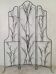Artistic wrought iron screen