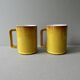 2 mugs en céramique de Paul Badié poterie de la Brague années 70